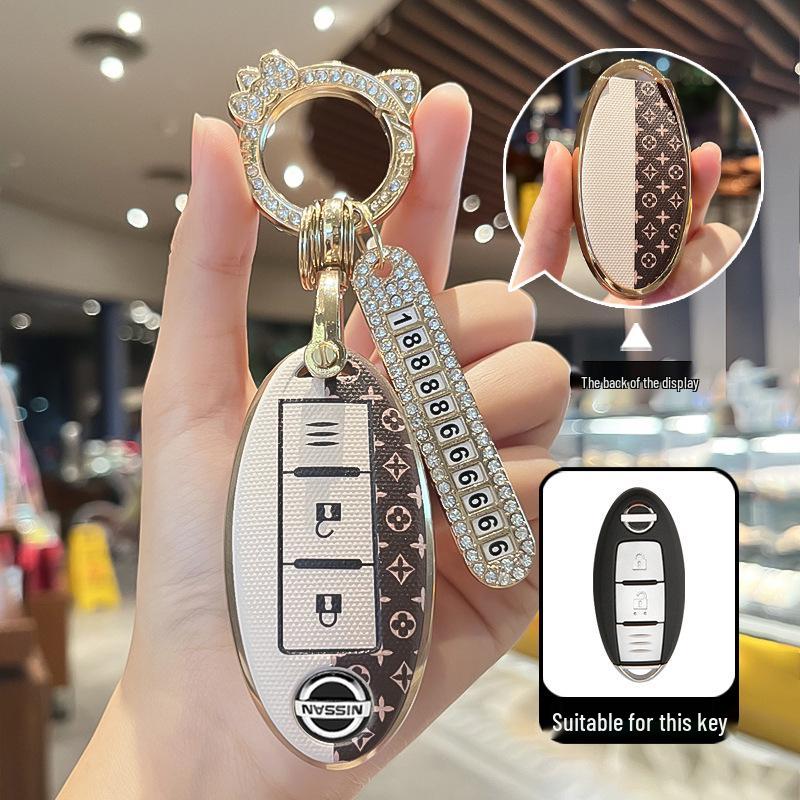 Nissan Sylphy, Teana, Qashqai, Tiida, Lannia, Bluebird Чехол для ключей и Женская сумка