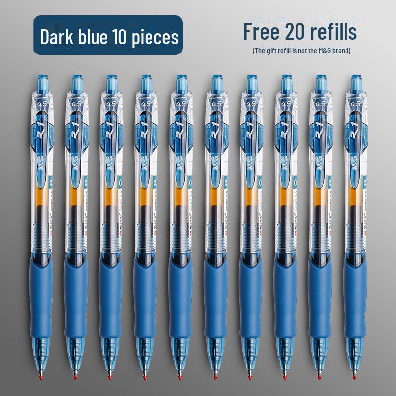 Студенческий экзамен 0,5 мм гелевая ручка с черным углеродным покрытием, шариковая ручка, ручка для подписи