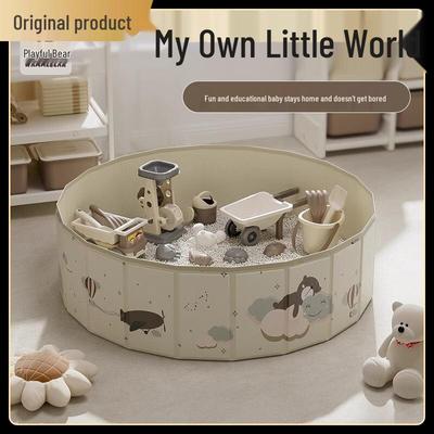 Детский набор для песочницы из семян кассии - Песок для игры в помещении, Лопатка и Инструменты для копания