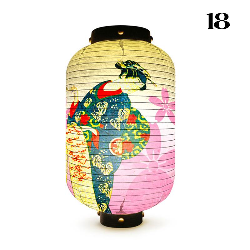 Уличный водонепроницаемый фонарь в японском стиле Ukiyo-e Bistro Ramen Restaurant Izakaya Sign Festival Party Wedding Decor Background