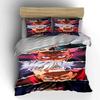 Anime characters' intense gazes. Bedding sets Duvet cover sets Duvet covers Pillowcases(1 * Duvet Cover 2 * Pillowcases without duvet insert)