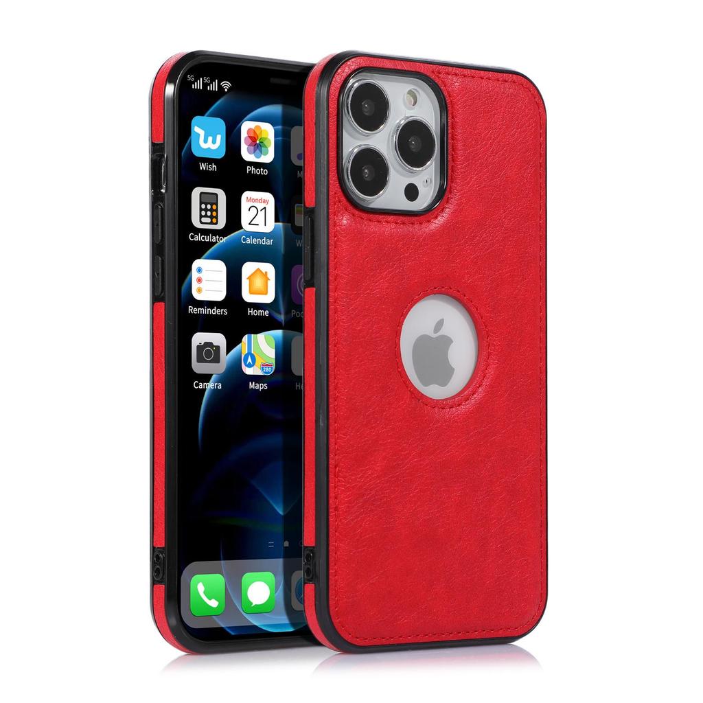 Трансграничный кожаный чехол для iPhone 15 Pro Max/16 с полым дизайном