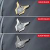 Car Badge Shield Sticker for Mitsubishi Compatible with All Models Pajero Outlander Lancer Eclipse Cross Logo Style Decal Access