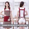 Cartoon Girl Women Kitchen Apron Household Coffee House Apron Work Apron  Barber Carpenter Florist
