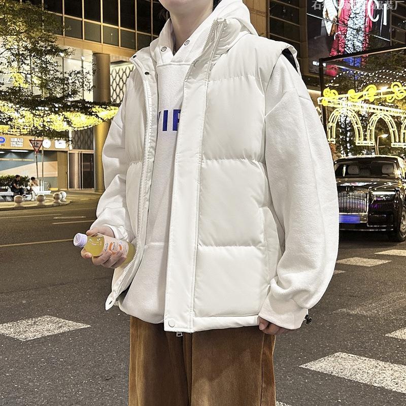 Групповая покупка жилета большого размера мужской зимний свободный повседневный стеганый жакет модный парный утолщенный теплый жилет-жакет
