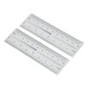 10PCS Fake Nails Measuring Ruler Professional Portable Transparent Nail Art PVC Soft Ruler for Nail Measuring Tool