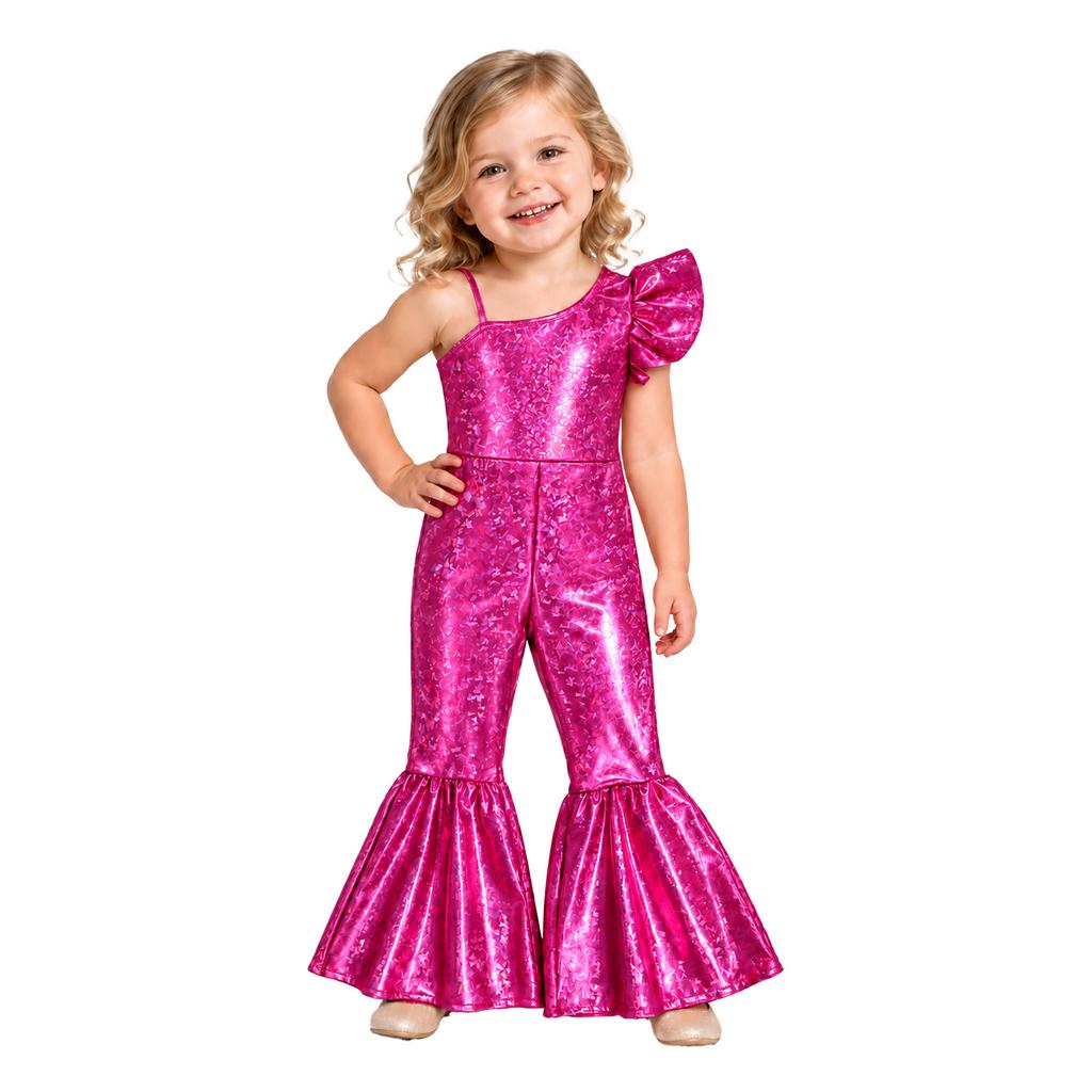 Baby Girls Metallic Romper