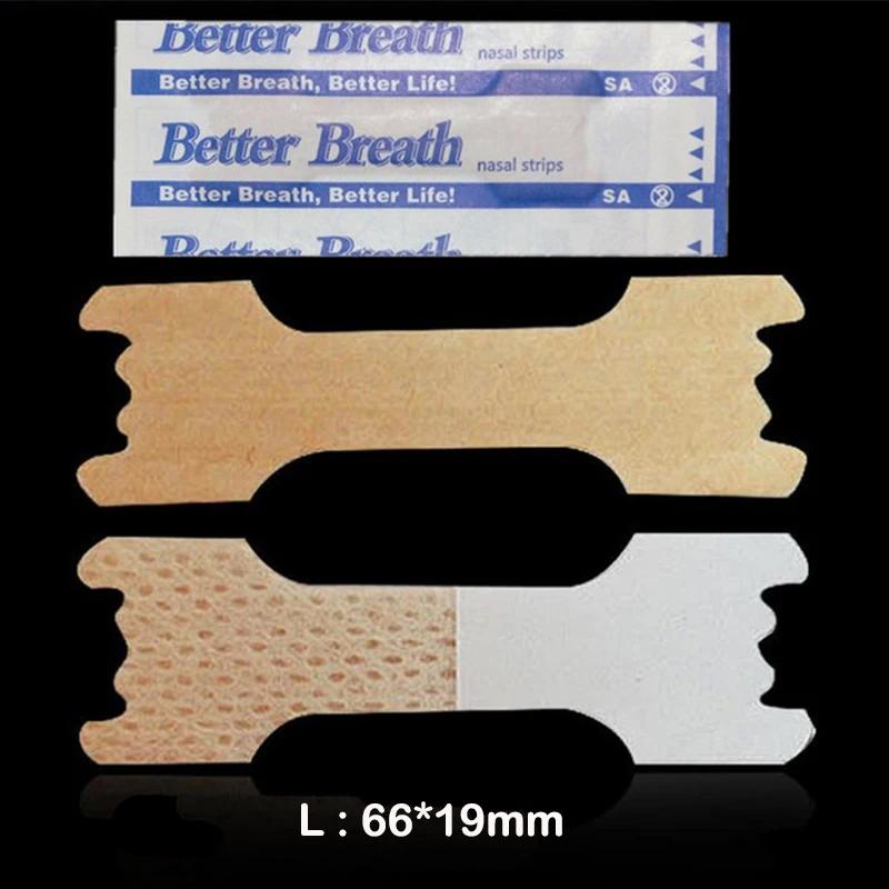 100/200/300Pcs Breath Nasal Strips Right Aid Stop Snoring Nose Patch Good Sleeping Patch Product Easier Better Breath Sleep