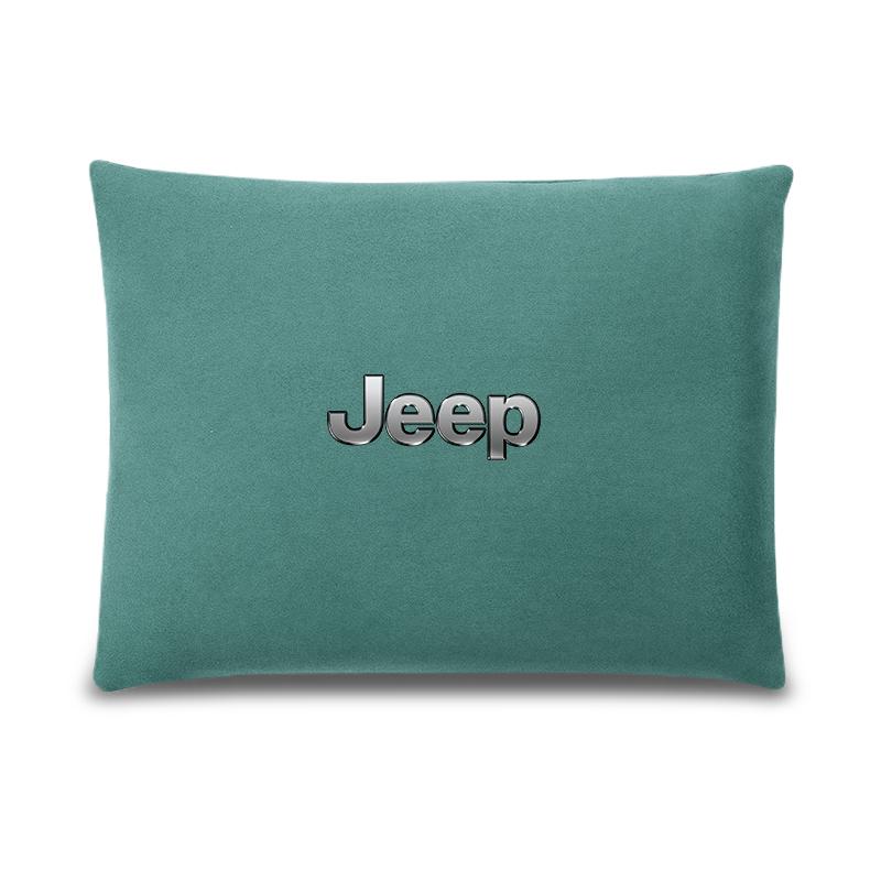 Car Headrest Cover Auto Seat Cover Head Neck Rest Pillow For Jeep Grand Cherokee Wrangler JK Gladiator Compass Renegade Patriot AKT1