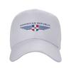 Unisex DR Dominican Republic  Outfit Baseball Cap  Snapback Hat Vintage Daily Headwear Adjustable