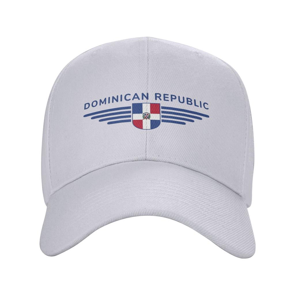 Unisex DR Dominican Republic Outfit Baseball Cap Snapback Hat Vintage Daily Headwear Adjustable