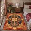 Vintage Persian Medallion Carpet for Bedroom Bedside Living Room Decor Large Rug Soft Non-slip Washable Sofa Lounge Floor Mats