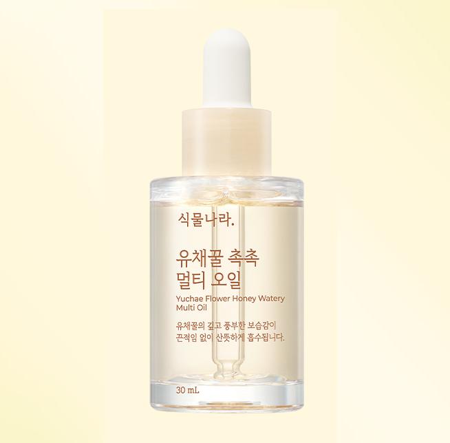 Sikmulnara Рапсовое медовое мультимасло – 30 мл | Питательное масло для сияния из Кореи