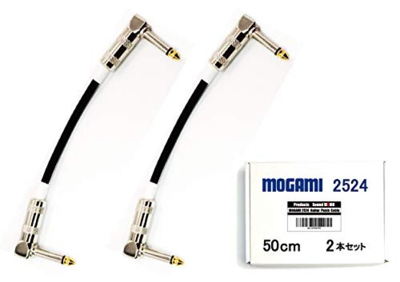 Sound MOMO Guitar Patch Cable P1LL Black 50cm [MOGAMI 2524]