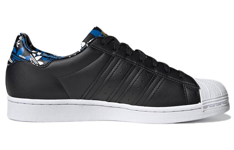 Superstar Adidas Originals 'Черный Золотой Металлик' H00185