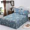 One-piece Mattress Cover Fashion Printing Bed Sheet Non-slip Wear-resistant Mattress Protector Double Bed Household