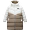Nike Унисекс детская стеганая куртка средней длины с 90% пуха