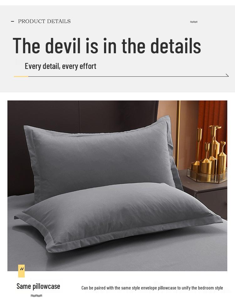 All-Cotton Non-Slip Fitted Bed Sheet and Mattress Protector