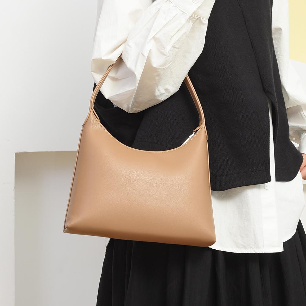 New Women's Soft PU Leather Hobo Shoulder Bag, Large Capacity Minimalist Underarm Handbag for Work, Daily Use and Casual Outings