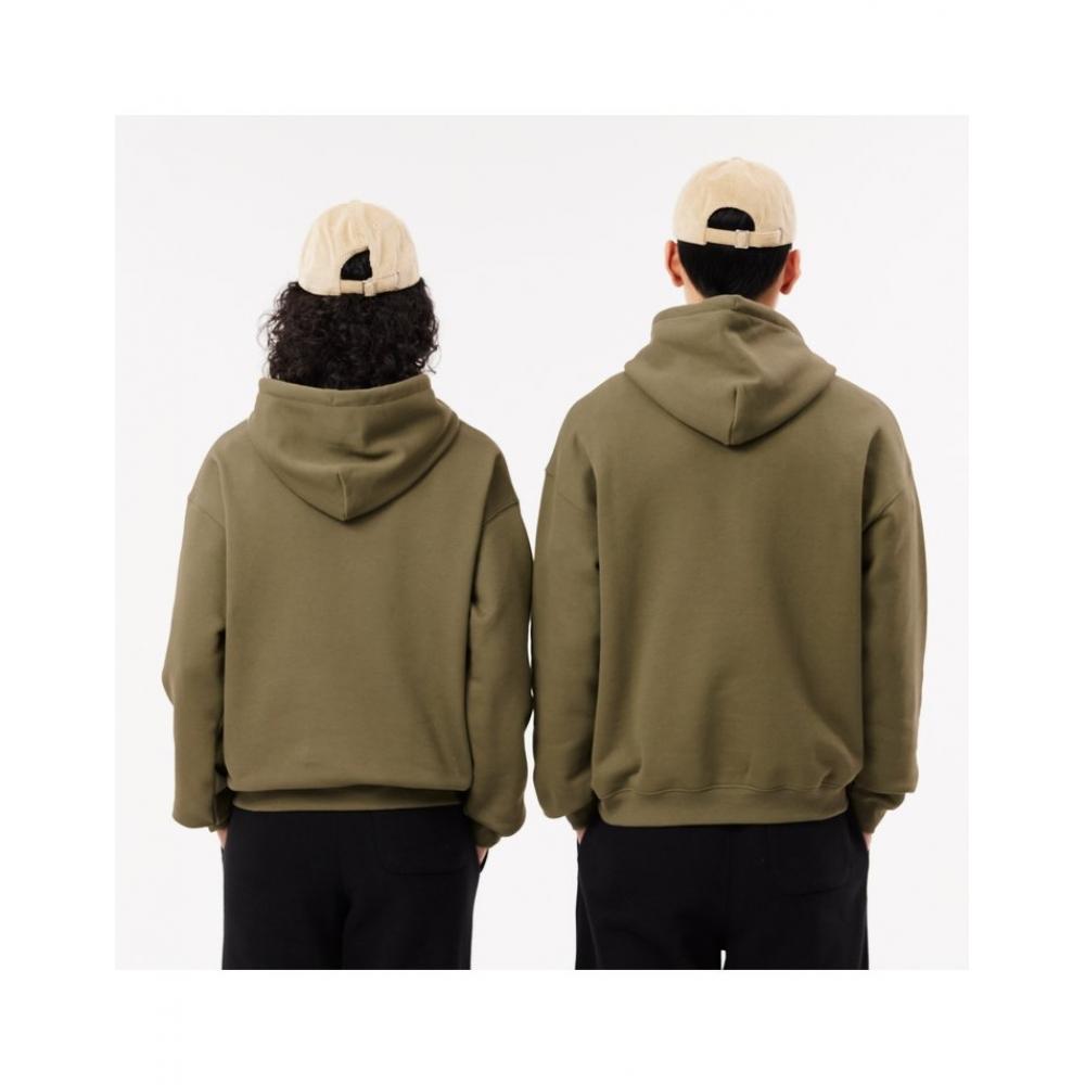 Lacoste Универсальный пуловер с капюшоном из ткани букле Big Croc Sh2754 54n Bmy