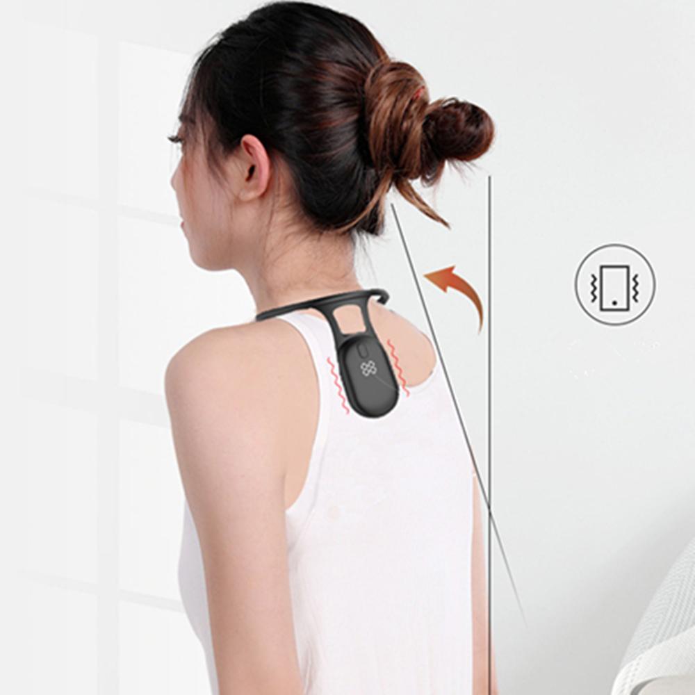 Ортопедический горб с вибрирующим напоминанием для осанки сидя на шее 3,7 В