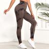 Бесшовные брюки для йоги с галстуком-краской, женские спортивные леггинсы с высокой талией, эластичные спортивные леггинсы для тренировок, узкая спортивная одежда для спортзала