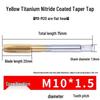 Титановое покрытие Коническая метрическая плашка для резьбы M3-M12 из нержавеющей стали