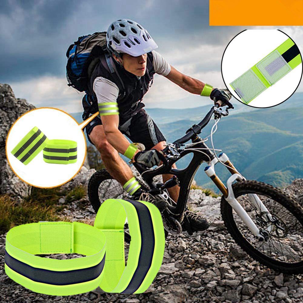 1 шт., светоотражающая полоса для бега, рыбалки, велоспорта, наружная предупреждающая повязка на руку, велосипедная повязка на руку, светоотражающая полоса