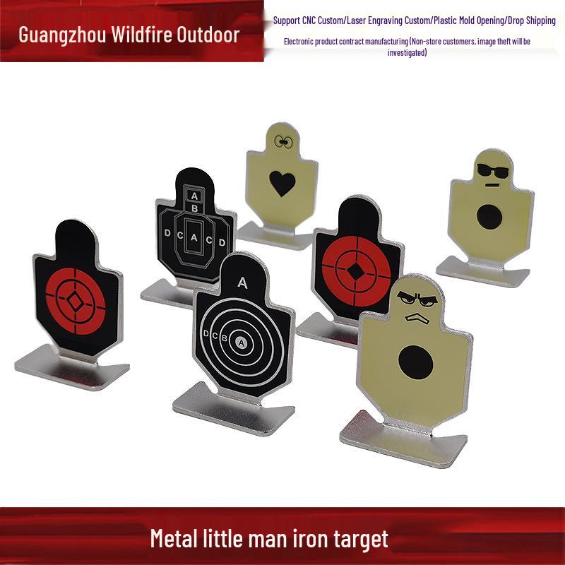 Прочный воин Игрушечный пистолет с мягкими пулями с металлическими падающими мишенями