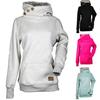 Plus Size Women Winter Warm Hoodies Hoodie Sweatshirt Ladies Hooded Outwear Pullover Tops S-5XL