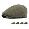 Шерстяная шапка женская осенне-зимняя берет британская шляпа художника шляпа Forward Hat мужская хлопковая шапка кепка с козырьком