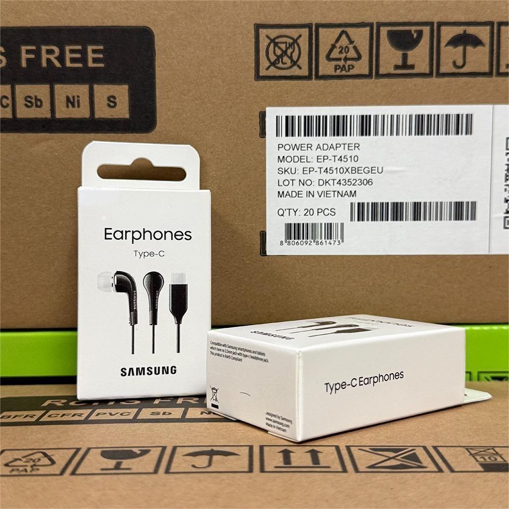Samsung Earphones Type-C EO-IC050 Wired Black TYPE-C EARPHONES Akg EARPHONES