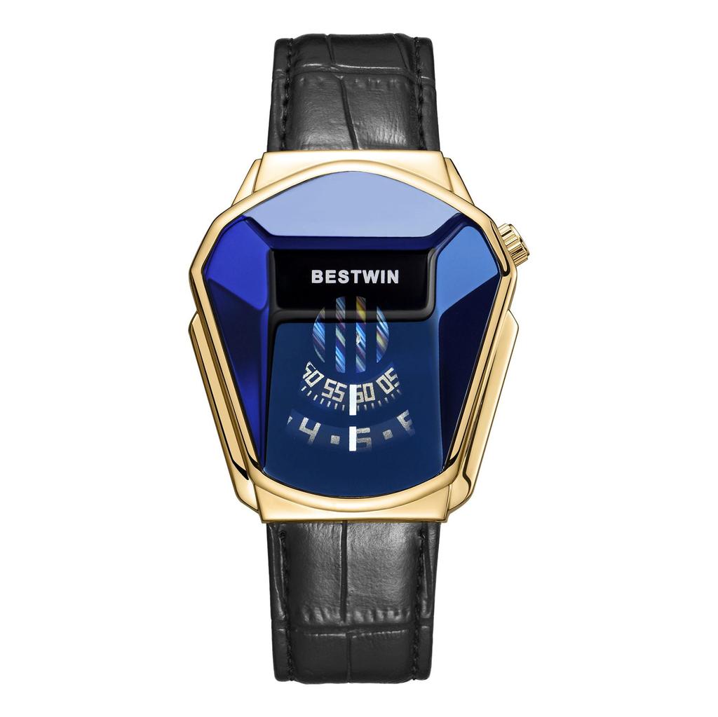 BESTWIN Мужские кварцевые часы из сплава с бриллиантами - Модные парные часы