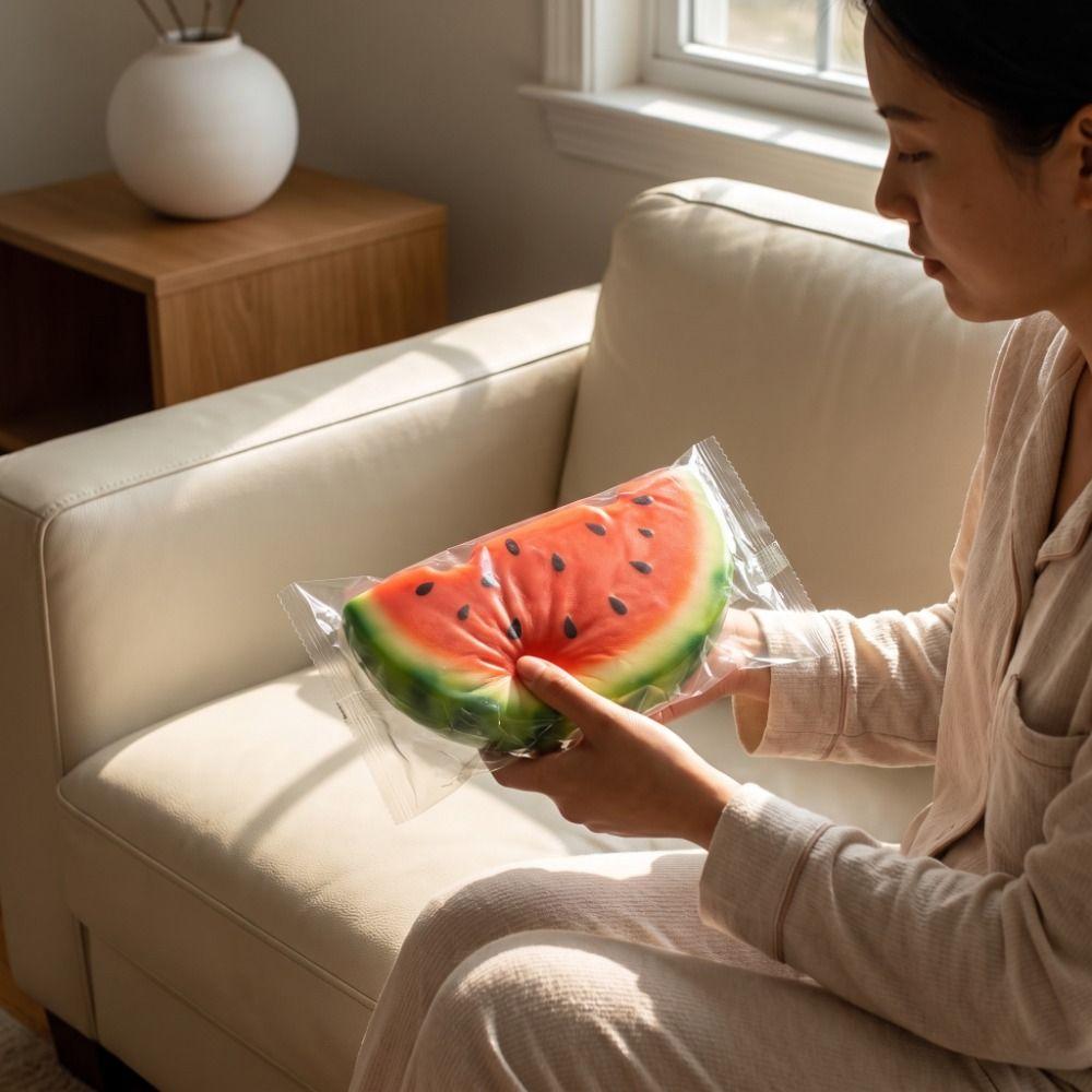 Realistic Watermelon Squeeze Toy Simulation Fruit Slow Rebound Toy  Kids Adults