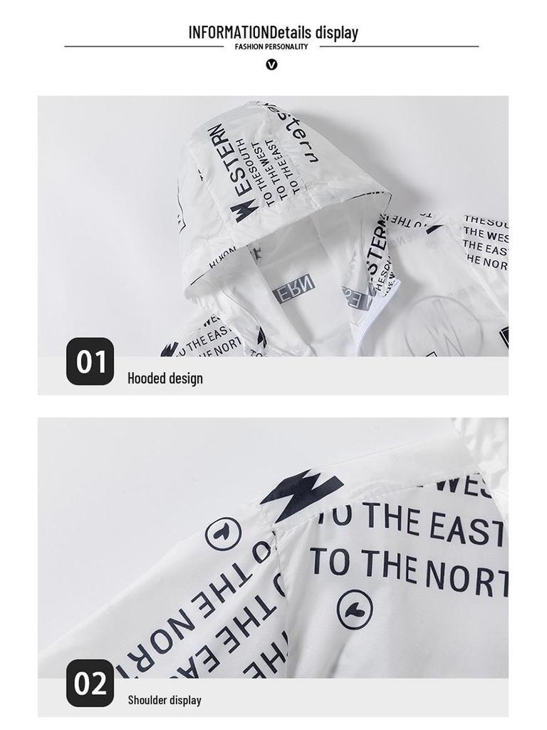 2024 Men's Summer Lightweight Breathable Sun Protection Jacket Plus Size for Fishing & Students