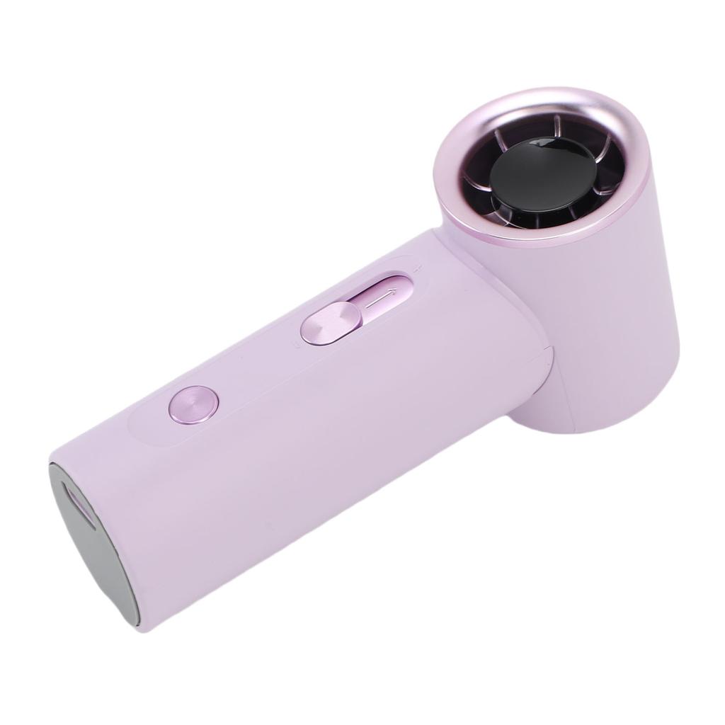 Portable Handheld Fan 100 Speeds Stepless Adjustable Quiet Rechargeable Digital Display Mini High