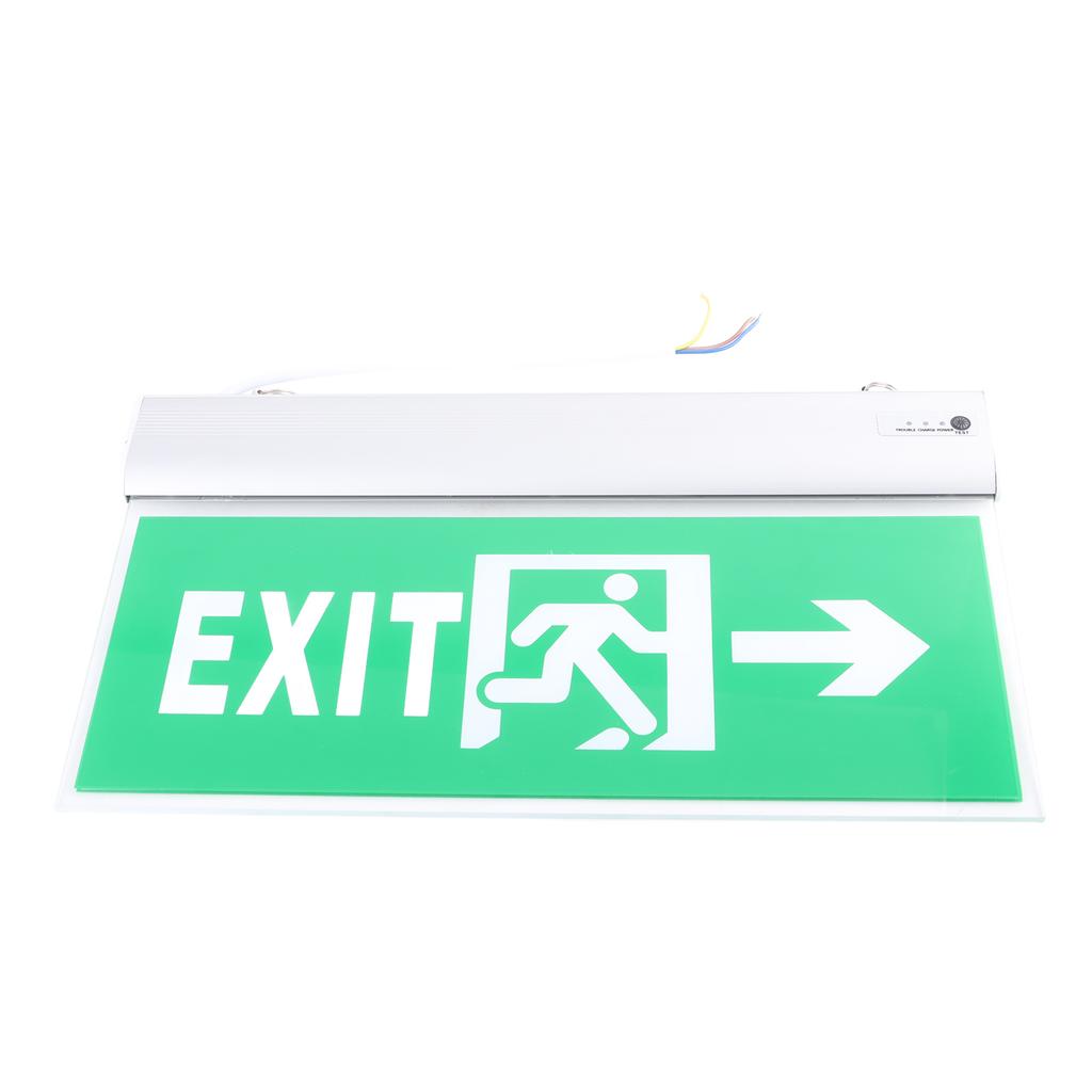 110-220V Acrylic LED Emergency Exit Sign Lamp Evacuation Indicator Light