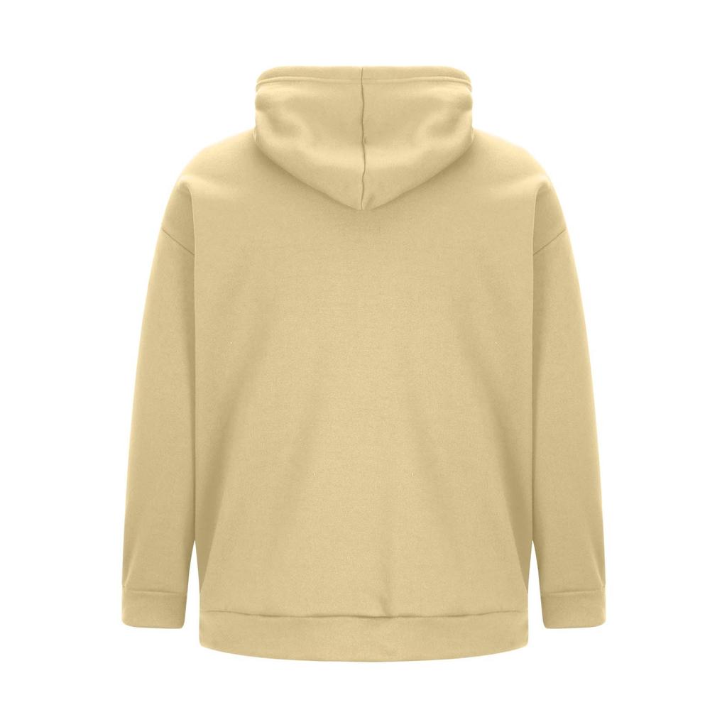 Men's Solid Colour Hooded Long Sleeve Sweatshirt Home Trousers Running Suit