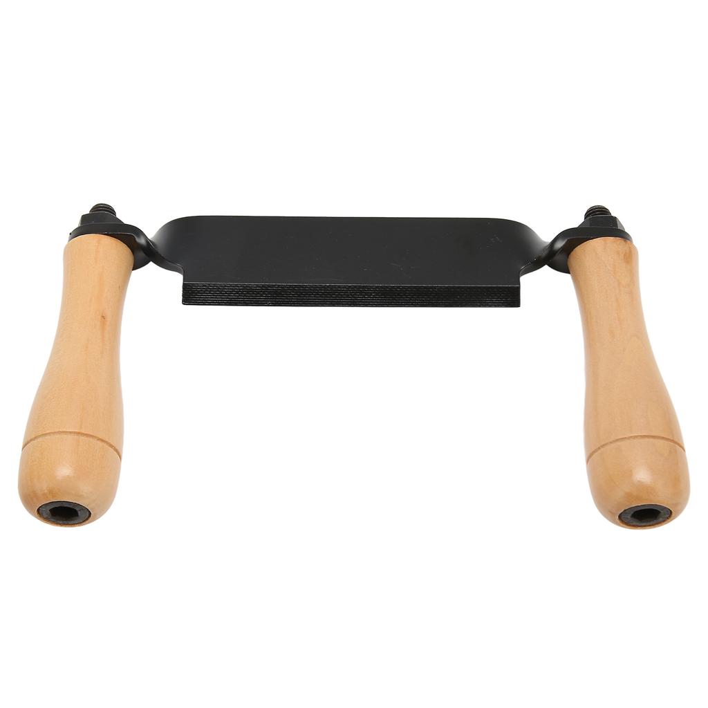 Прямой скребковый нож со стальным лезвием и деревянной ручкой, высокопрочный полированный инструмент для скребкового дерева