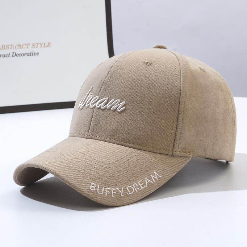 Hat Women's Summer New Hardtop Baseball Hat Men's Fashion Letter Embroidered Sunscreen Duck Tongue Hat Couple Hat