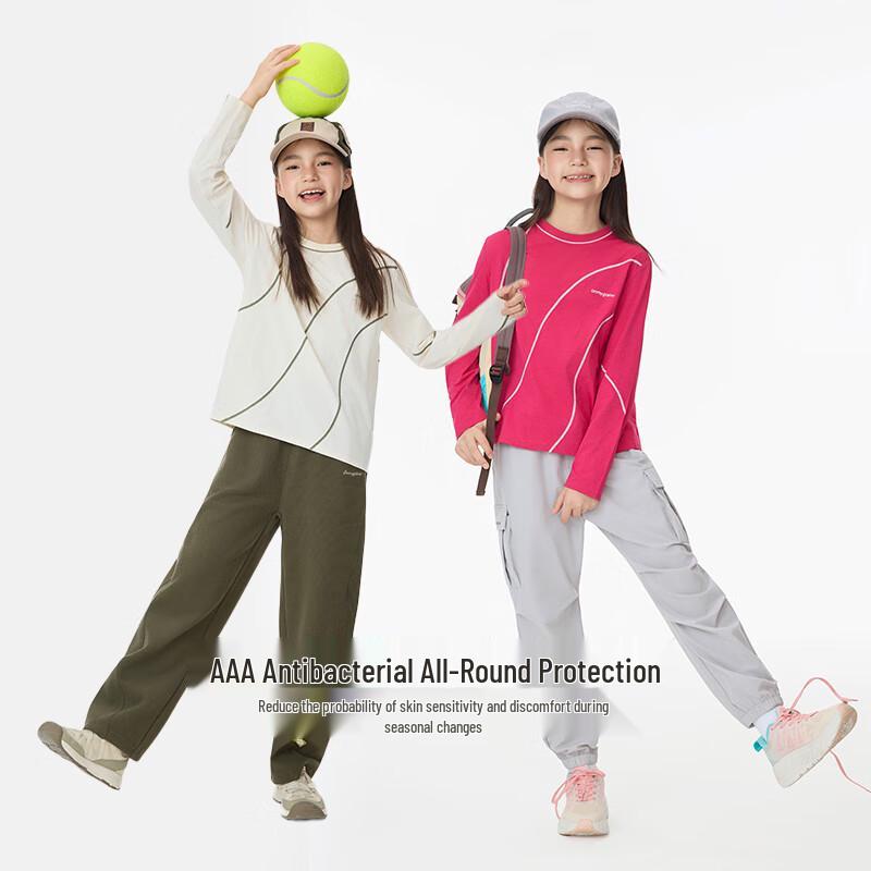 onmygame Kids Cotton-Feel Quick-Dry Outdoor Long Sleeve T-Shirt