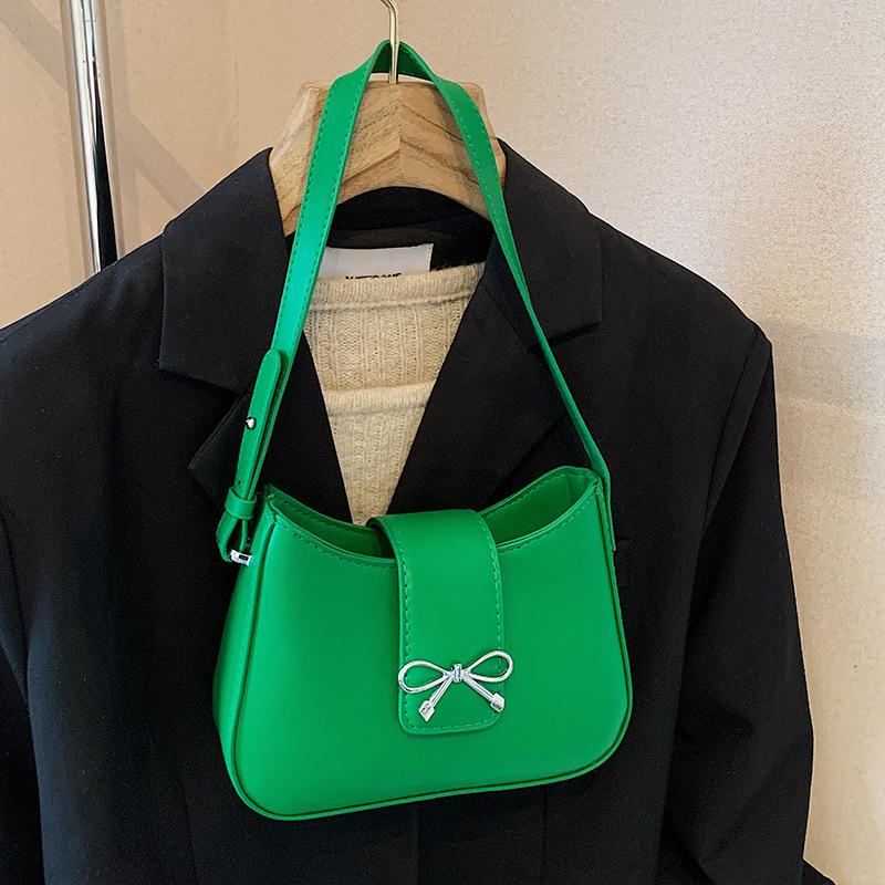 Simple Women's Bag New Korean Style Personalized One Shoulder Armpit Bag Texture Fashionable Commuter Bag Bag Armpit Bag