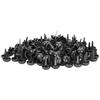 200Pcs Feet Pin Mushroom Shaped Tapered Stud 15mm Hardware Fitting for Leatherware Bag Suitcase