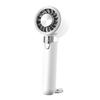 Portable USB Rechargeable Mini Handheld Fan with Carabiner for Outdoor Cooling