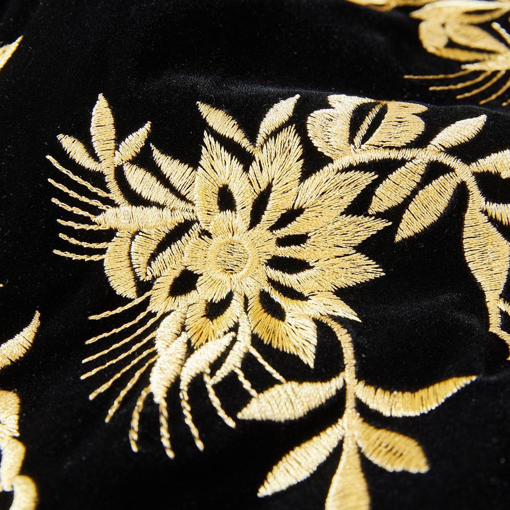 Мужской бархатный узорчатый вышитый пиджак пиджак