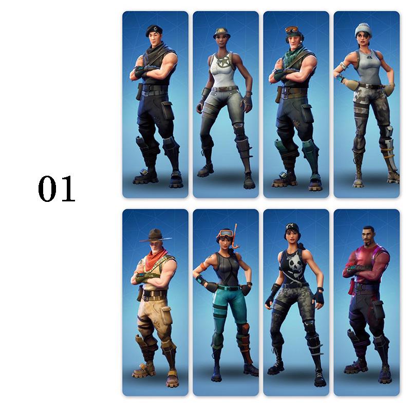 8 шт./компл. закладки Fortnite Battle Royale маркер для книг канцелярские товары подарок офисные школьные принадлежности