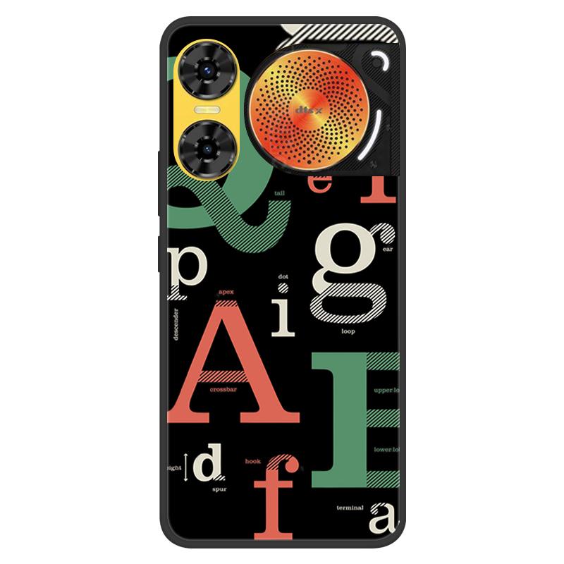 For ZTE Nubia Music 2 Case 2025 New 5G Fashion Flower Soft Silicone Shockproof Bumper For nubia Music2 5G Strip Phone Back Cover