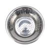 Vegetable Washing Basket Rustproof Multifunction Stainless Steel Colander for Kitchen Household Silver