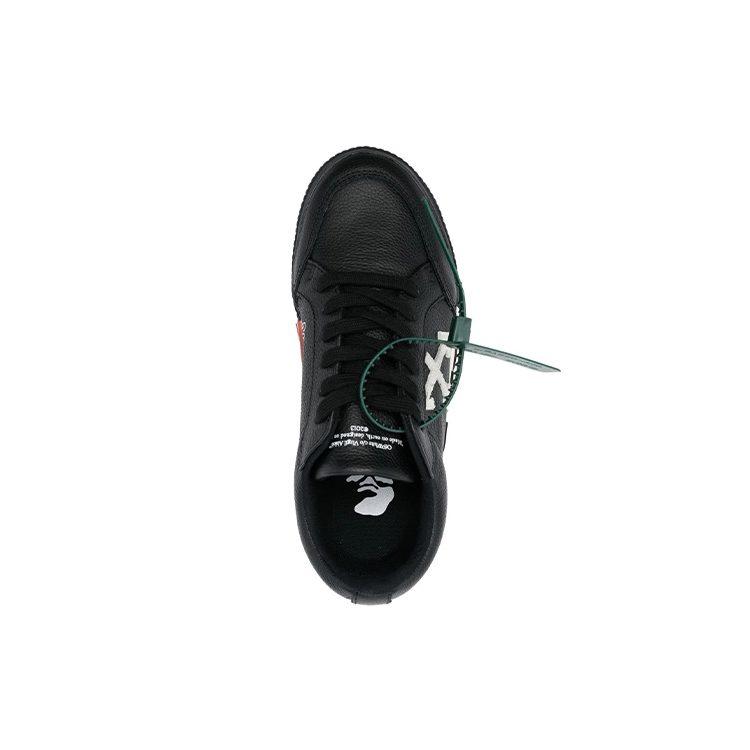 OFF WHITE Низкие вулканизированные кожаные черные белые женские OWIA272C99LEA0011001