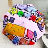 Inanimate Insanity Print Automatic Umbrella, 8 Rib Iron Frame, Plastic Handle, Suitable for Outdoor Travel &Daily , Ideal Gift